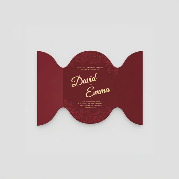 Aurelia Wedding Card